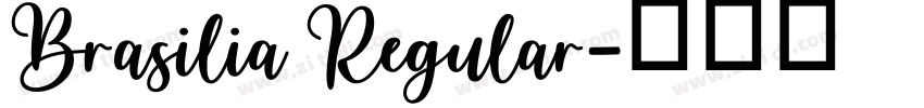 Brasilia Regular字体转换